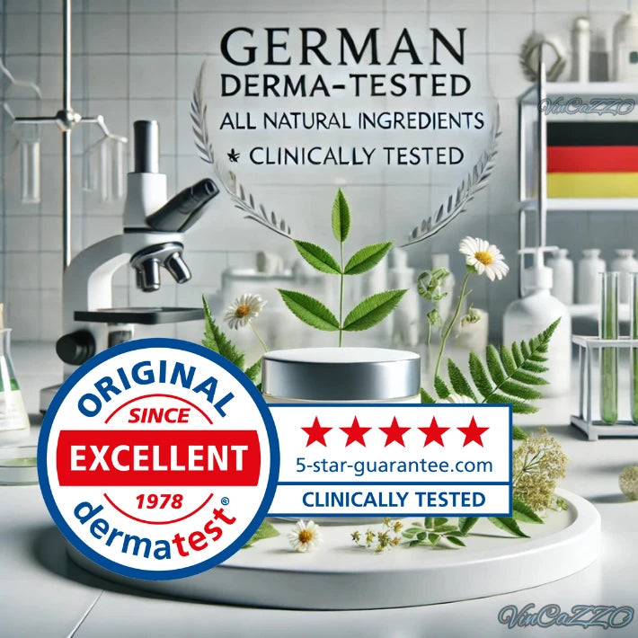 GERMAN DERMA-TESTED | ALL NATURAL ingredients