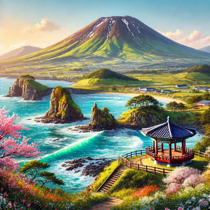 UNESCO World Heritage site Jeju Island, S. Korea