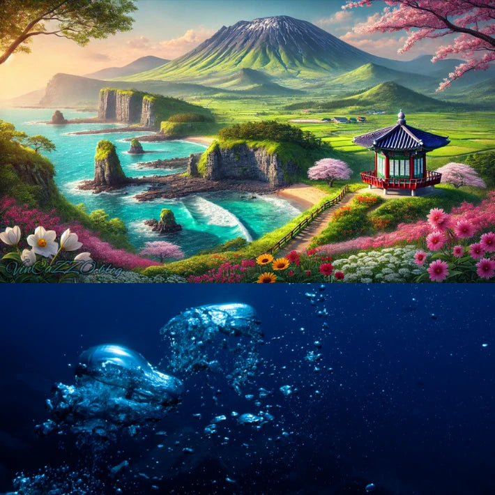 JEJU LAVA ENERGY WATER FROM HALLASAN VOLCANO